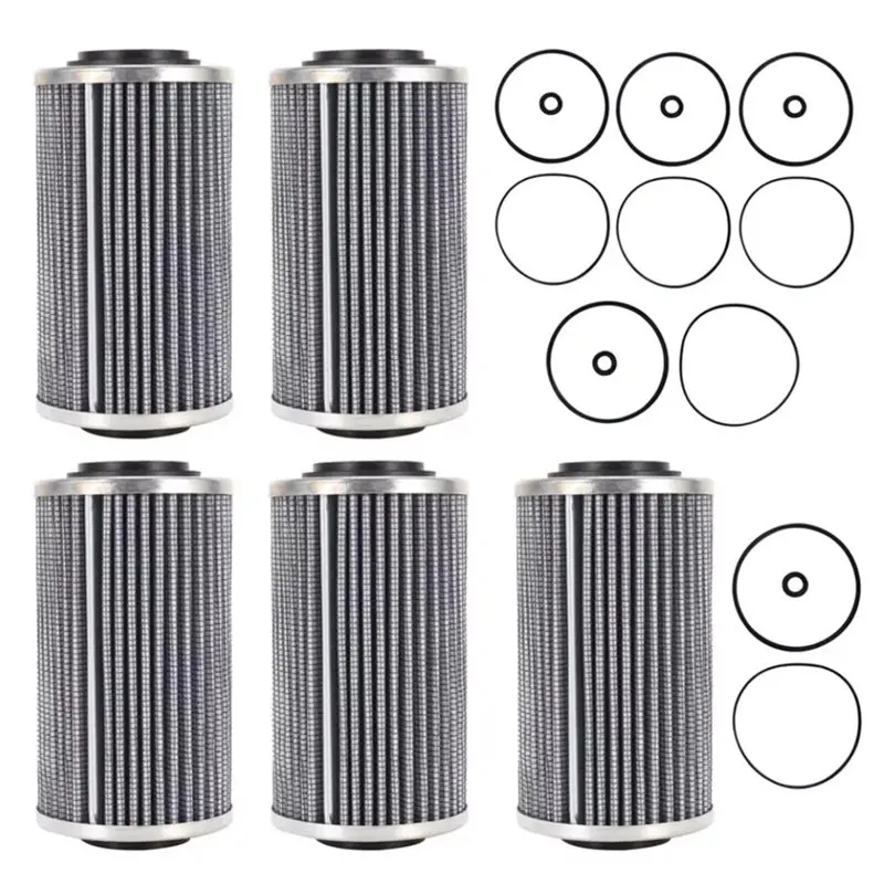 【price-drop-】-for-sea-doo-brp-oil-filter-420956744-5pcs-w-o-rings-fits-130hp-300hp-gti-rxt-rxp-gtx