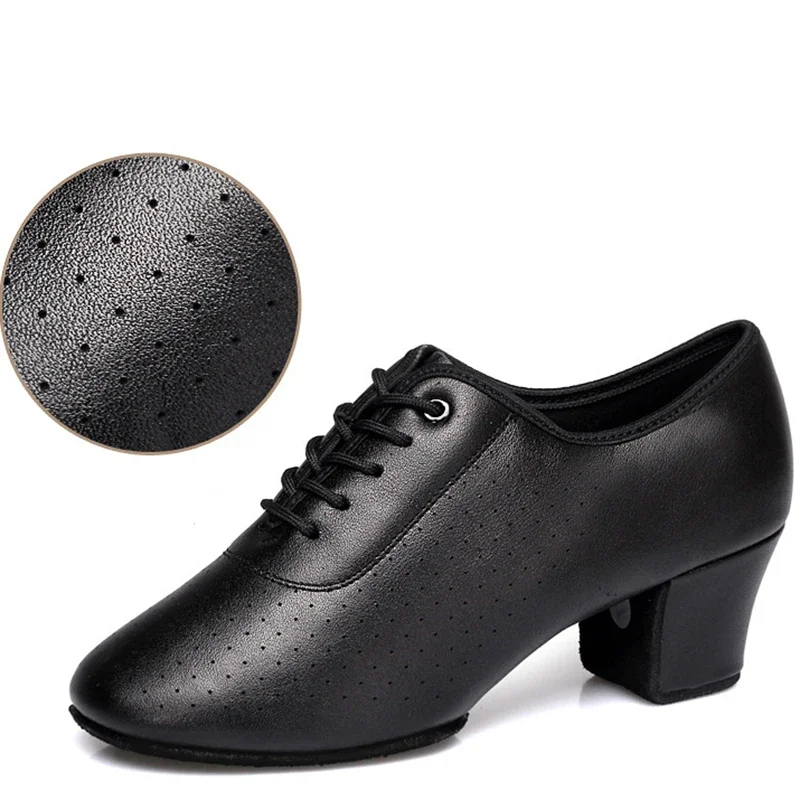 Women Soft Leather Ballroom Dancing Shoes for Latino Woman Latin Dance Shoe Adult Teacher Shoes Modern Jazz Dance Shoes