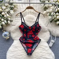 Foamlina, moda de verano, monos con estampado de dobladillo de encaje Floral para mujer, Tops sexis sin mangas con tirantes y espalda descubierta ajustados para fiesta y discoteca