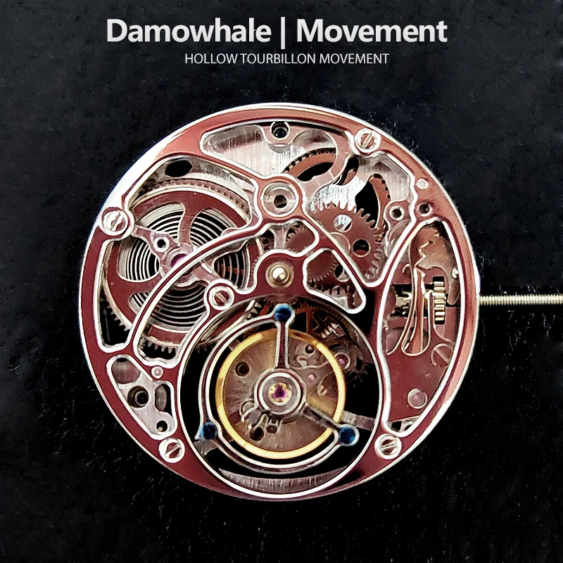 fly Tourbillon mechanical watch Movement Manual 28800hz Hollowing out DIY