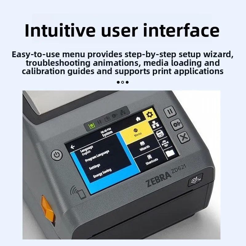 ZD621RFID Electronic Label Printer Barcode Machine Self-adhesive Fixed Assets Storage Assets