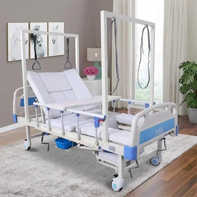 traction bed, turn over, elderly paralyzed, patient nursing bed, home multi-purpose hospital bed