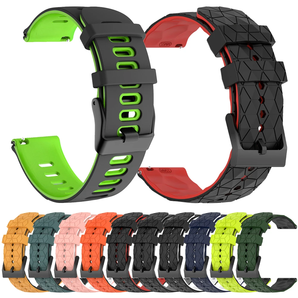 Silicone Quick Replace watchband for Men and Women strap Sports band Breathable Accessories Correa 20mm 22mm Bracelet Wristbands