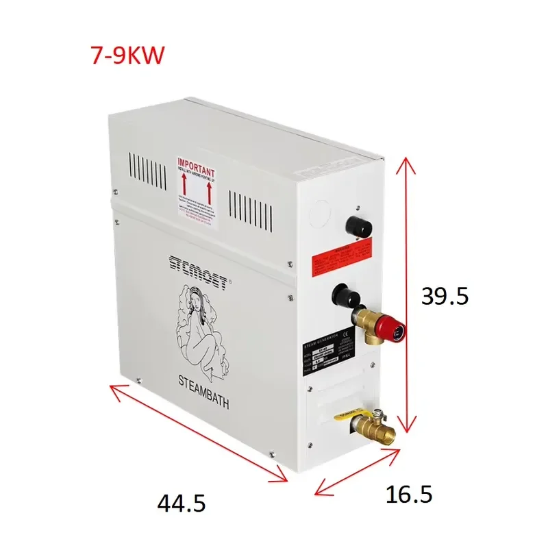 STROVAN 7KW Modern Electric Steam Room Unit Stainless Steel Generator From China