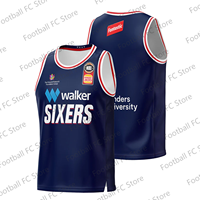 2024 New Summer Arriavl Australia Adelaide 36ers Pride Round Jersey Vest Jersey T-shirt For Adult/Kids Tank Tops