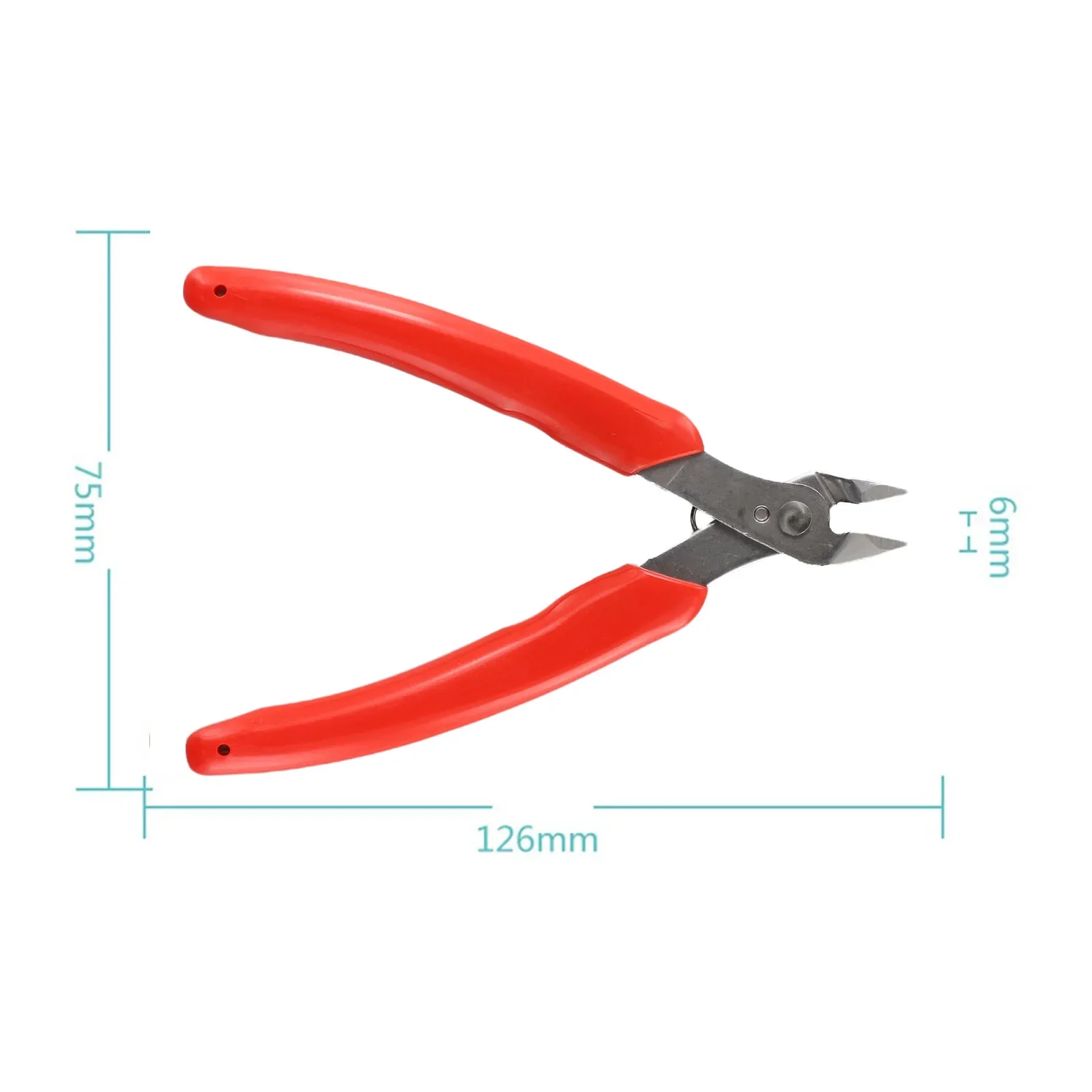 New Practical Cable Cutter Cutting Plier 1x Anti-slip Spring Loaded Diagonal For Jewelry Processing Hand Tools