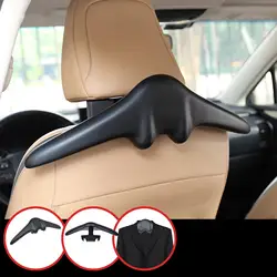 Car Coat Hangers Holder Back Seat Headrest Clothes Hanger Fit for Jacket Bags,Handle Hanging Hook Portable Travel Storage