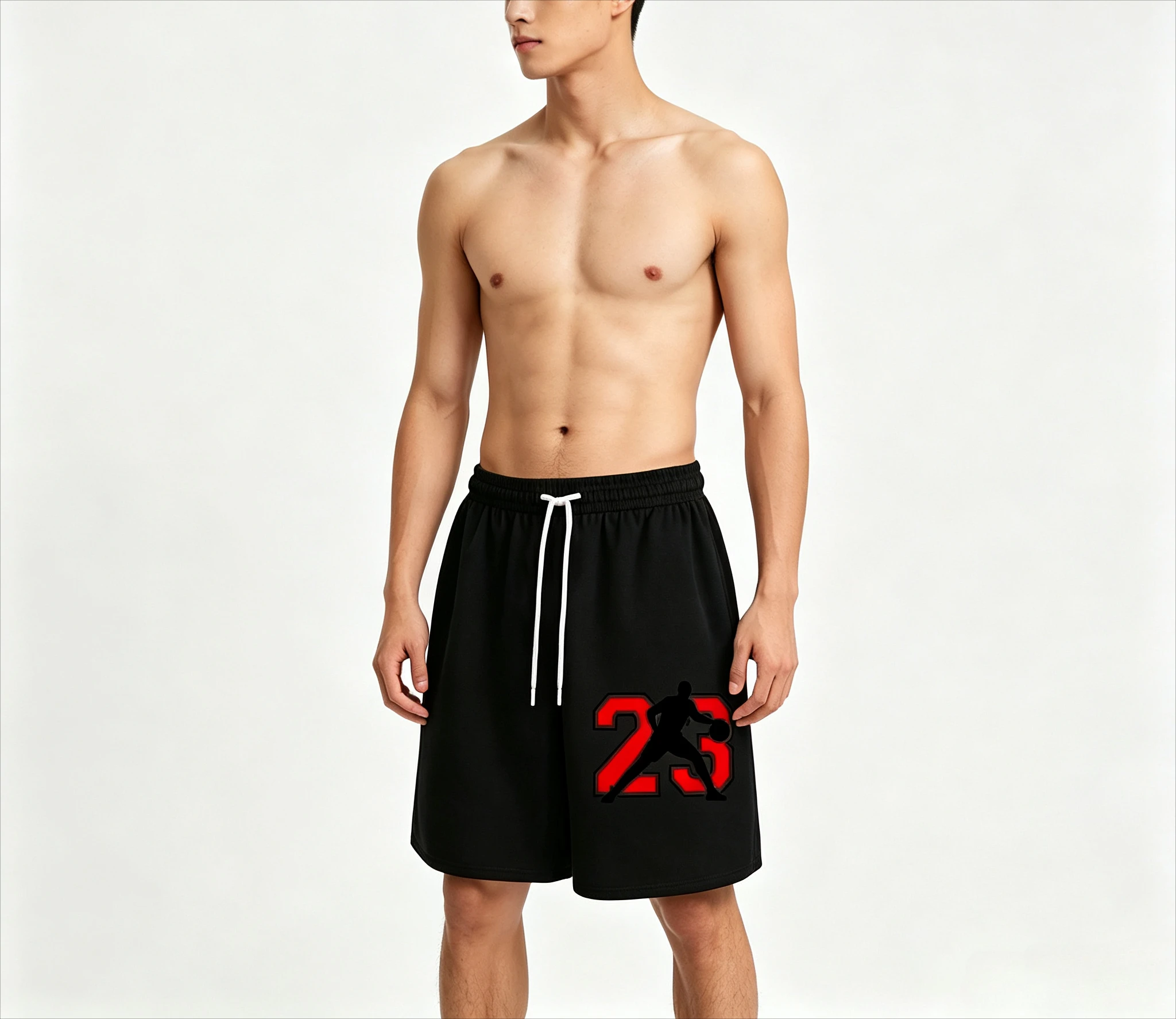 Men's Fashion Casual Shorts Basketball Themed Printed Shorts Lightweight and Comfortable Easily Matching Various Clothes Moto