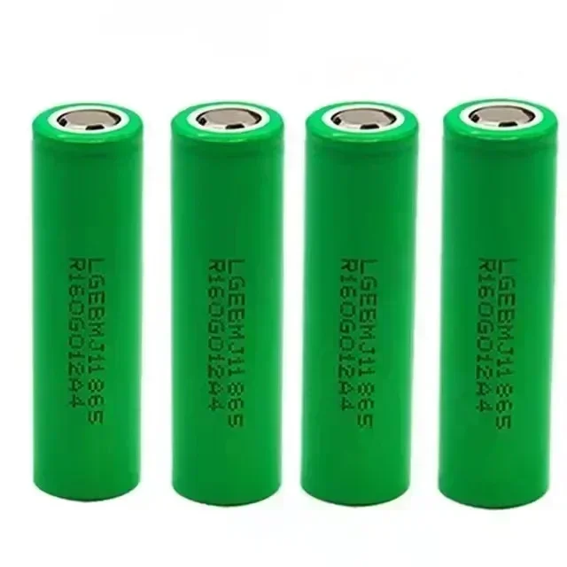 Batterie aste au lithium-ion avec chargeur, LGDB, MJ1, 18650, 3.7V, 3500mAh, décharge 30A annulée, utilisée pour lampes de poche, outils électriques, jouets