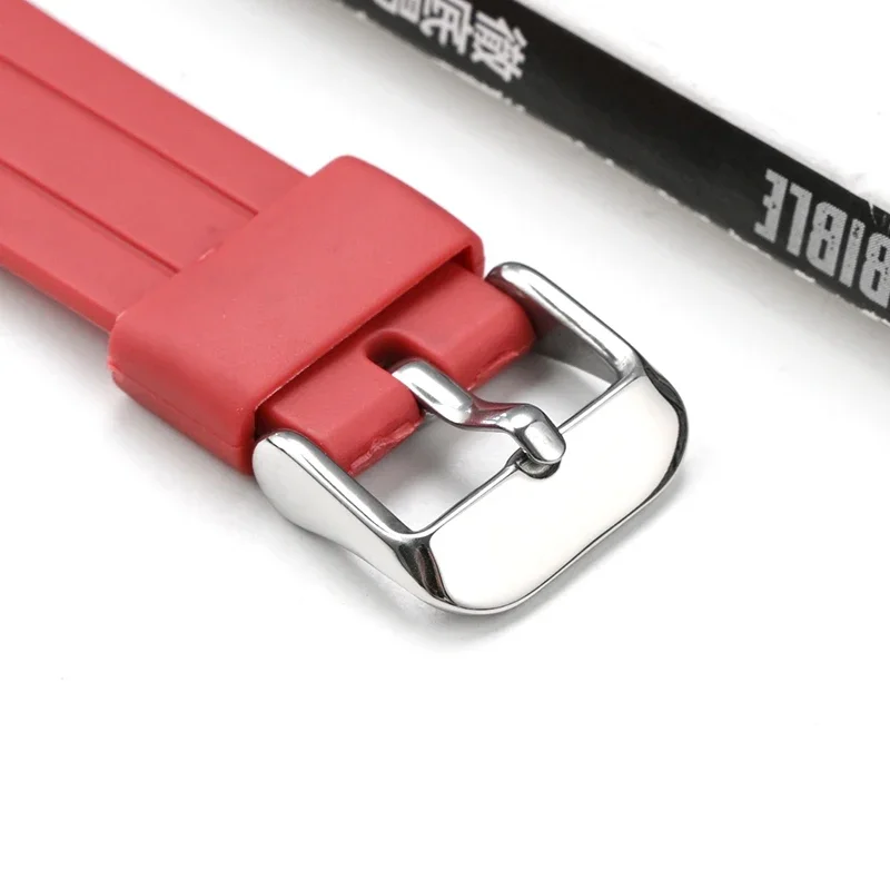 Cxd 18 مللي متر بولي TPU الراتنج حزام ل كاسيو F-91W F-84 F-105/108 A-158/168 AE-1200/1300 حزام (استيك) ساعة مقاوم للماء الرياضة سوار إكسسوارات #5