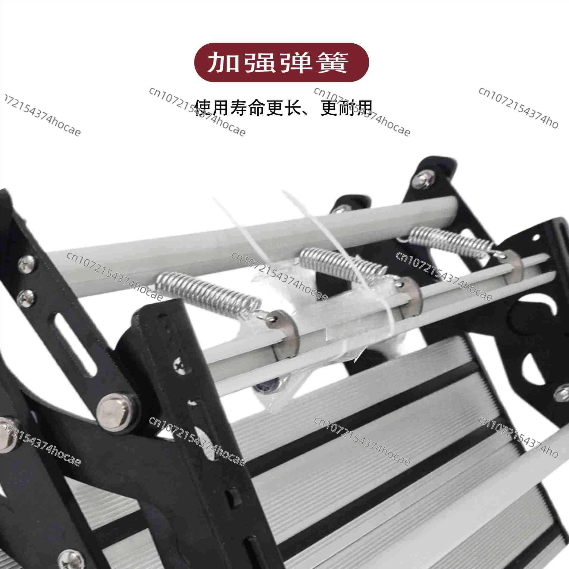 D single-layer double-layer electric folding stepper trailer with lighted welcome pedal aluminum alloy manual step