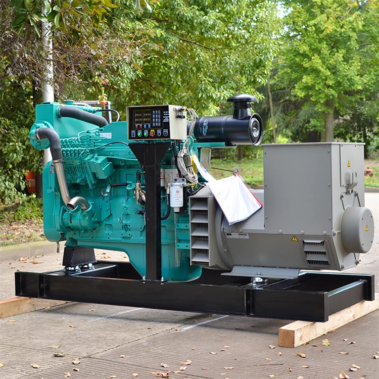 Powered By Cummins Engine 6BT5.9-GM83 60kva  Generator 50kw Marine Generator 50 kw