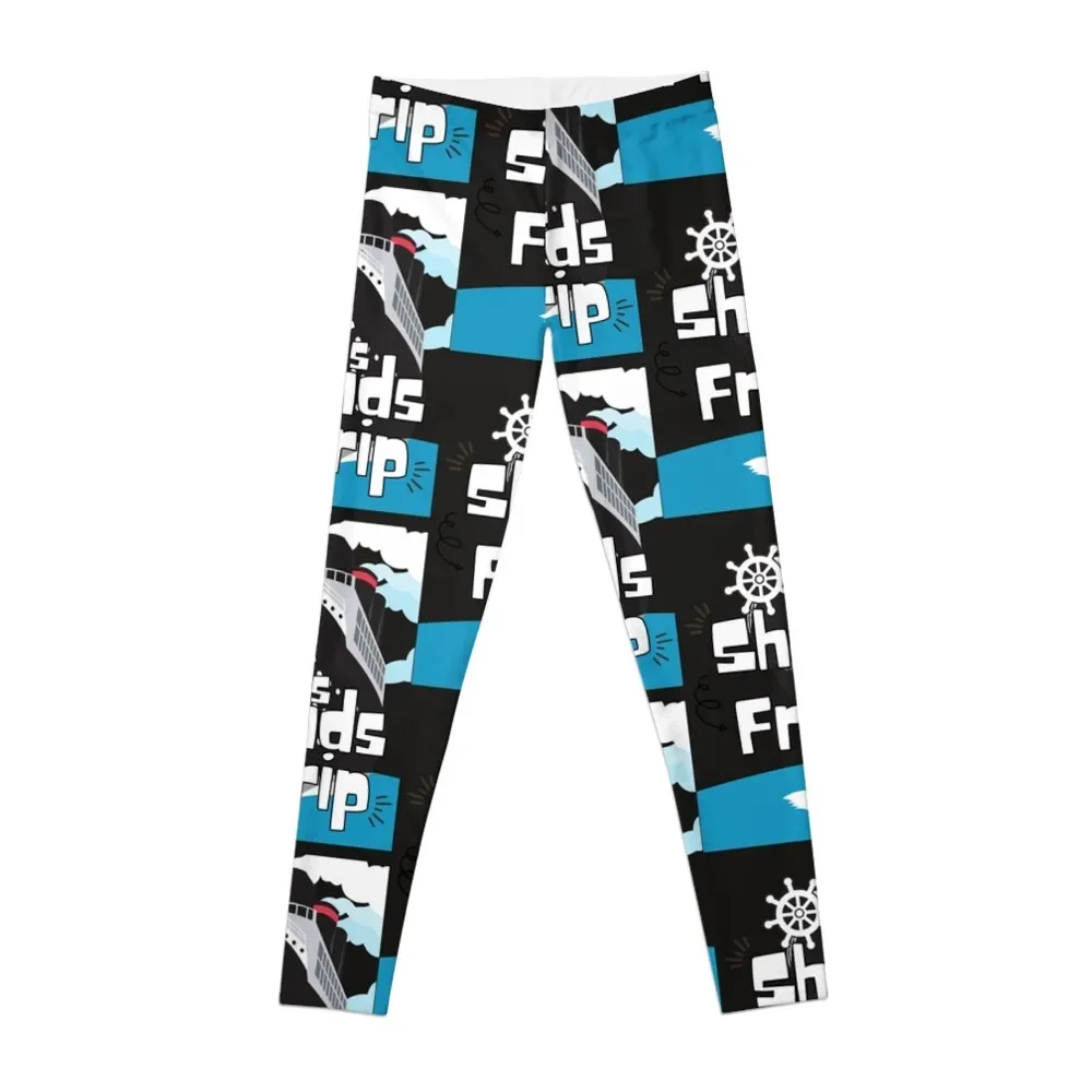 

Oh Ship it_s Friends Trip - Cruise Ship Quotes Leggings leggins push up woman joggers for Clothing fitness Womens Leggings