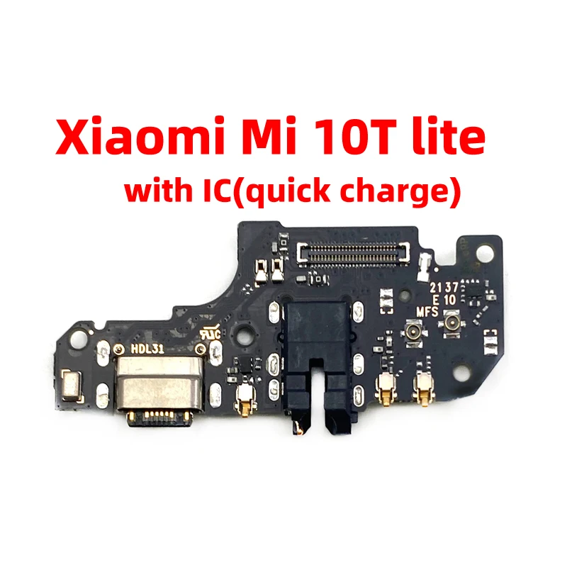 For xiaomi Mi 10T lite 5G Dock Connector USB Charger Charging Port Flex Cable Board Replacement