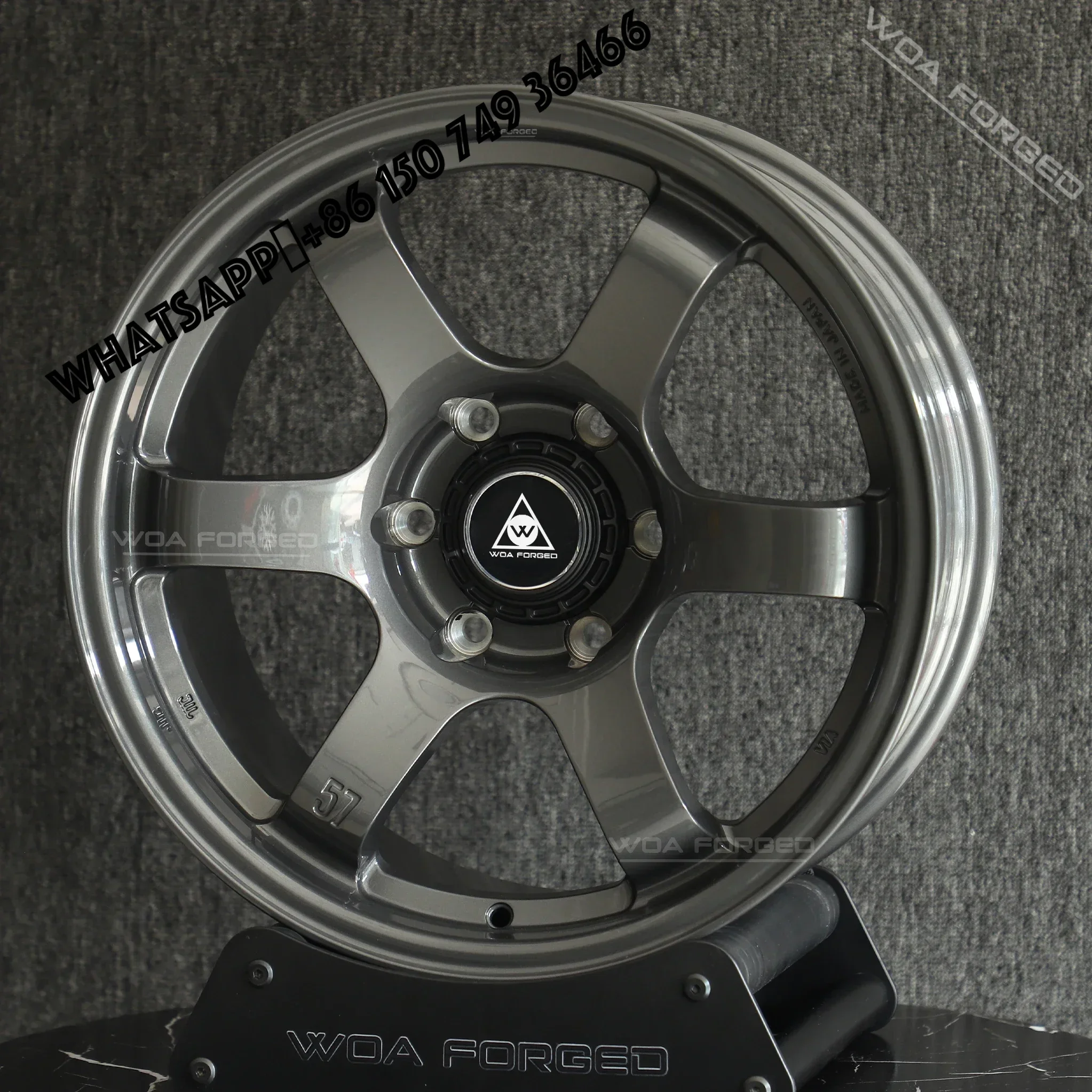 

6061-T6 DOT Forged Alloy Wheels Custom 20/21/22/23 Inch Rim TE37 SAGA S-Plus Single Six-Spoke Single Disc Passenger Car Wheels