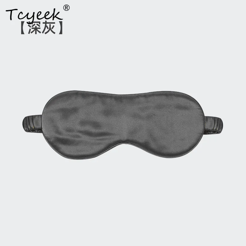 Tcyeek، قناع عين حريري حقيقي 22 مم 100%، سطح مشرق صلب للجنسين، قناع عين للنوم لحماية العين الليلية، صيف 2024 A46432QC