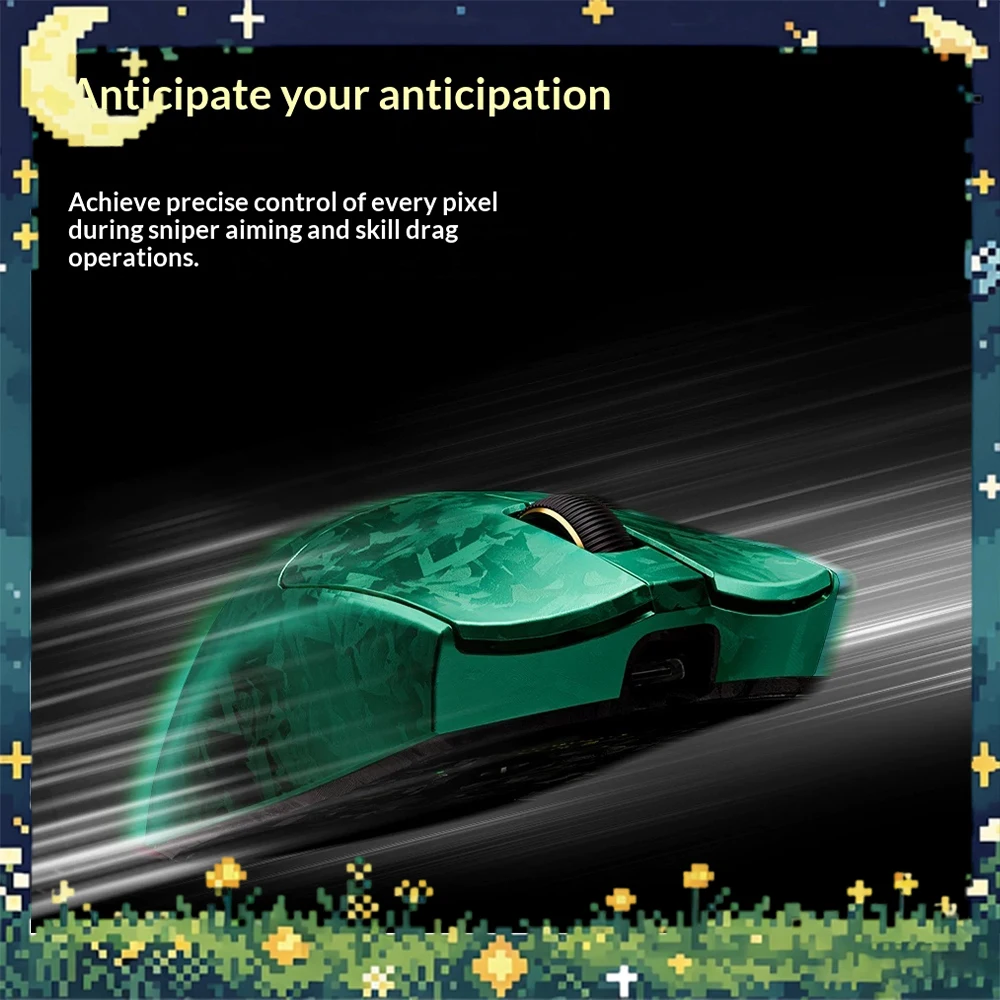 

Technology ZERO 3 Wireless Mouse Three Mode Connection PAW3950 Flagship Sensor Game Mouse Double 8K Rate Of Return Light Weight