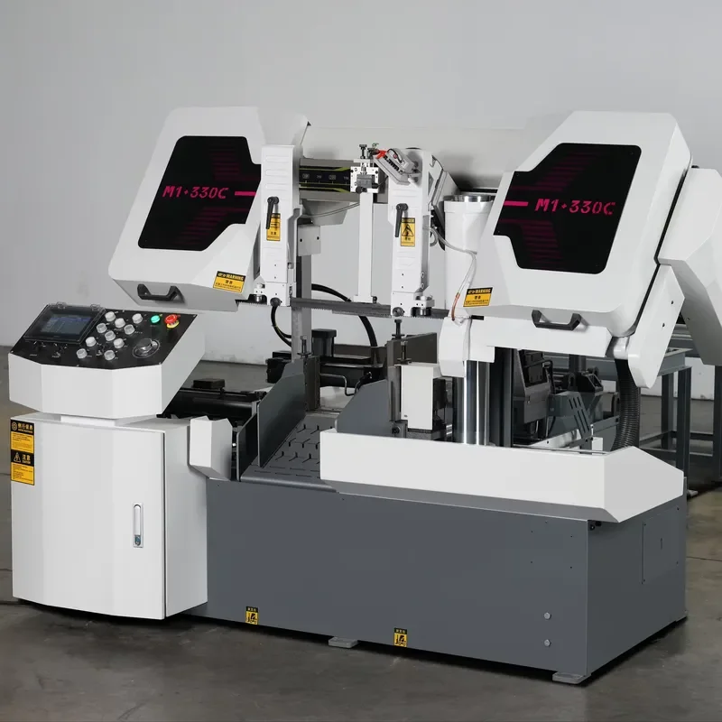 M1-330C Automatic Horizontal Band Saw Machine 330x330mm Cutting Capacity