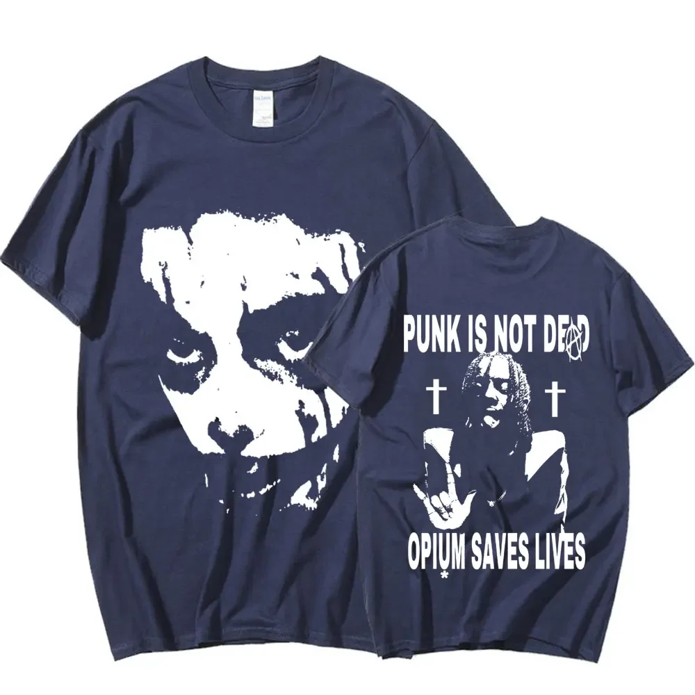 Rapper Playboi Carti T Shirt Punk Is Not Ded Opium Saves Lives T 