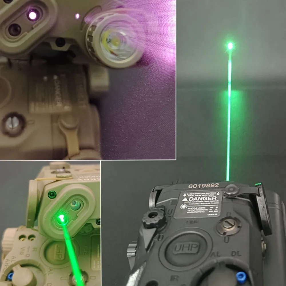 PEQ-15 Airsoft Rosso Verde Dot Laser Sight PEQ15 Scatola batteria Tattica LED Torcia Arma Pistola Luce Accessori Misura 20mm Rail