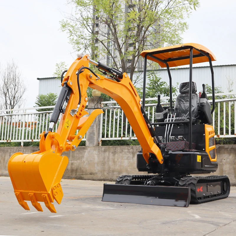 Euro 5 CE EPA Small Excavator Construction Farm Diesel Mini Excavator Multifunctional Hydraulic Crawler Mini Digger Customized
