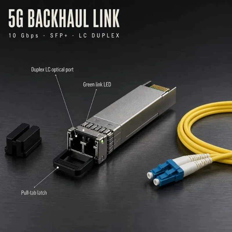 Support Sample for Testing 10G SFP Transceiver Module 850nm 1310nm 1550nm Transmission Length 10-80KM LR SR for POE Switches Use
