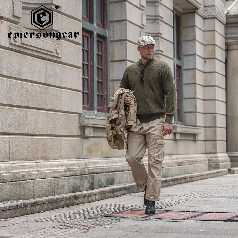 Emersongear Sudadera táctica de cuello alto con capucha cortaviento - imagen 2