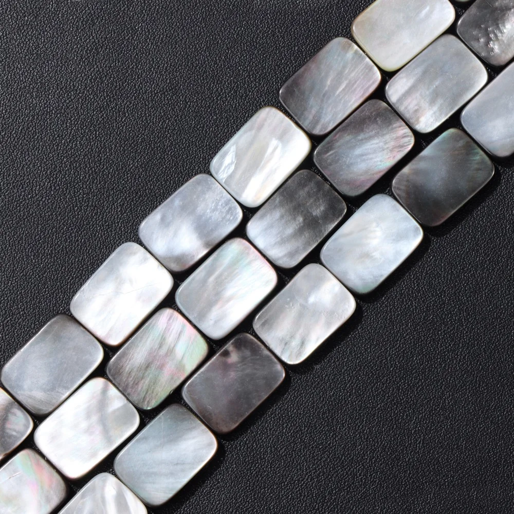 Natural Grey Mother of Pearl Shell Beads Irregular Shape Shell Loose Beads for Jewelry Making DIY Bracelet Necklace Accessries