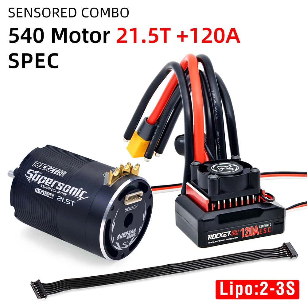 Rocket-RC Supersonic Sensored Brushless 540 4.5T 5.5T 6.5T 8.5T
