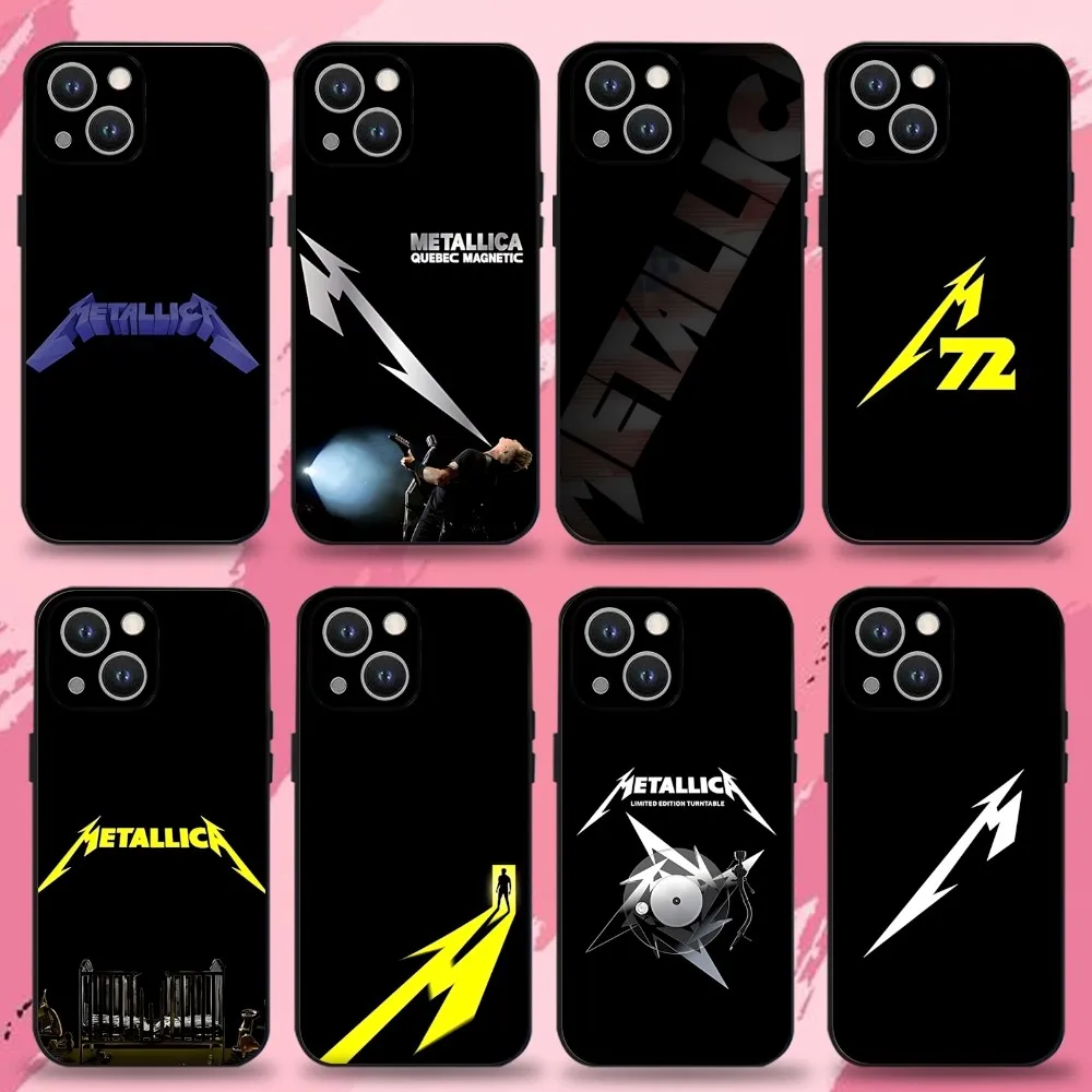 

72 S-seasons M-metallica Phone Case For iPhone 16,15,14,13,12,11 Plus,Pro Max,XS,X,XR,SE,Mini,8,7,Soft Silicone Black Cover