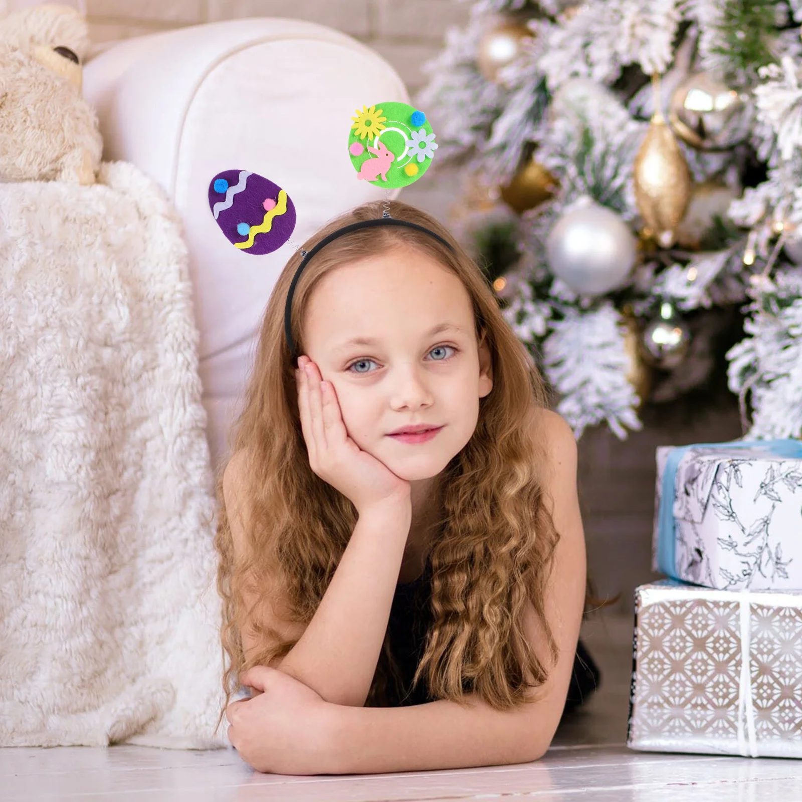 Pasen hoofdband mooie cartoon konijntje haar hoepel voor kinderen feest verjaardag meisjes Pasen haaraccessoires kostuum prop