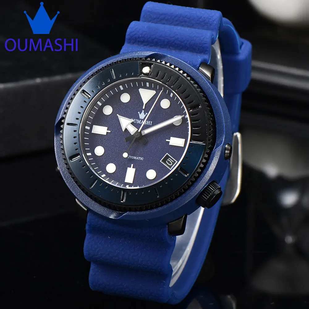 OUMASHI Men\'s Watch GS Series Men\'s Luxury Automatic Watch NH watch 35 Stainless Steel Waterproof Watch Top Sapphire Watch