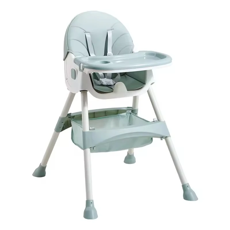 Children's Multi-Functional Adjustable Plastic Baby Dining Chair Portable Rocking Chair for 1-2 Years Glossy Finish