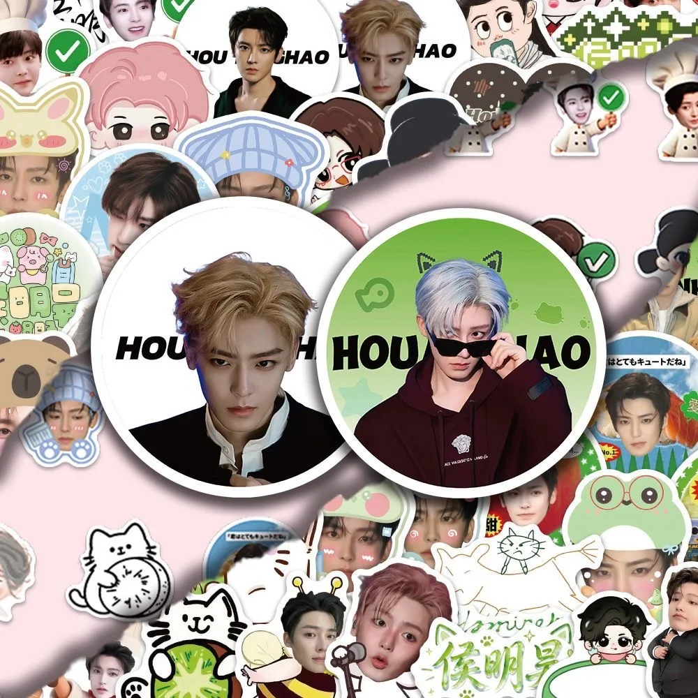 180 pieces of Hou Minghao element cosplay stickers, kiwi fruit fan merchandise, concert materials