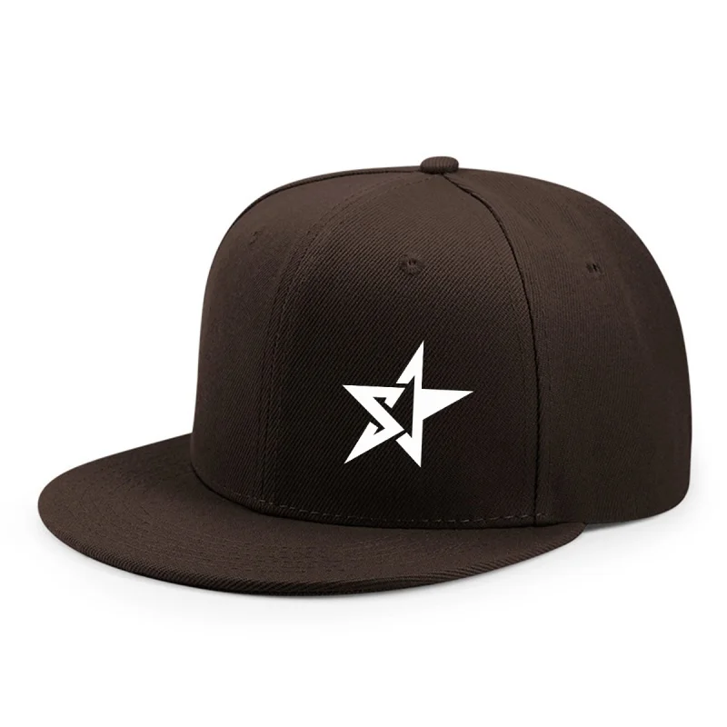 Hats for women in spring and summer, outdoor flat brimmed hats for men, hardtop breathable wide brimmed hip-hop hats, American s