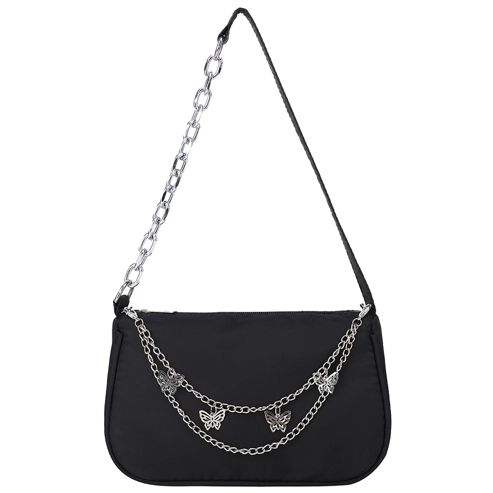 Fashion Women Casual Butterfly Chain Small Shoulder Underarm Bag Handbags Purse