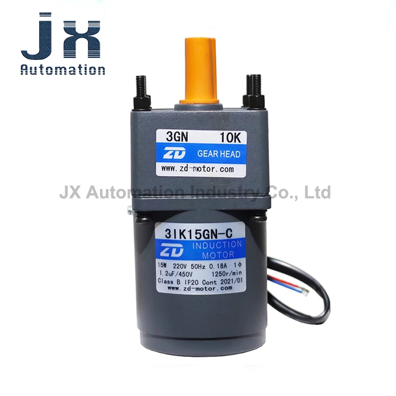 Imagem -02 - Zd-motor de Indução 220v 15w 3ik15gn-c 3gn10k 3ik15gn-c 3gn12.5k 3ik15gn-c 3gn15k 3ik15gn-c 3gn30k 3ik15gn-c 3gn75k