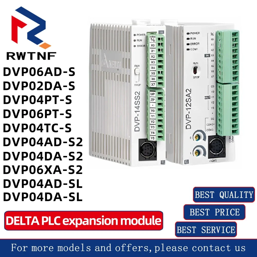 DVP02/04AD/DA/04PT/04TC/06AD/06XA/02LC-S/-S2/-SL Brand new original DELTA PLC expansion module