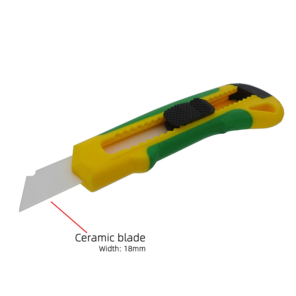 18mm Art Knife Ceramic Blade Sharp, Non Rusting, Durable Engraving Knife Utility Knife Wallpaper Knife Non Static