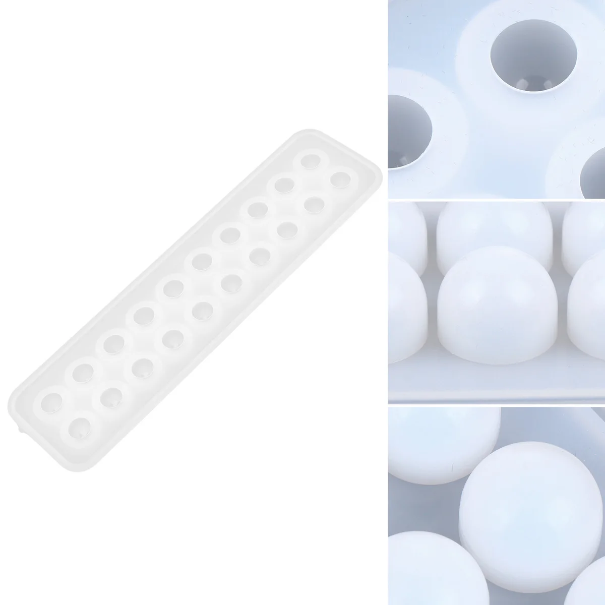 

Форма для подвески в виде сухих цветов, круглые бусины, силиконовые прозрачные гибкие DIY ювелирные изделия, изготовление сферических шариков, форма для литья своими руками