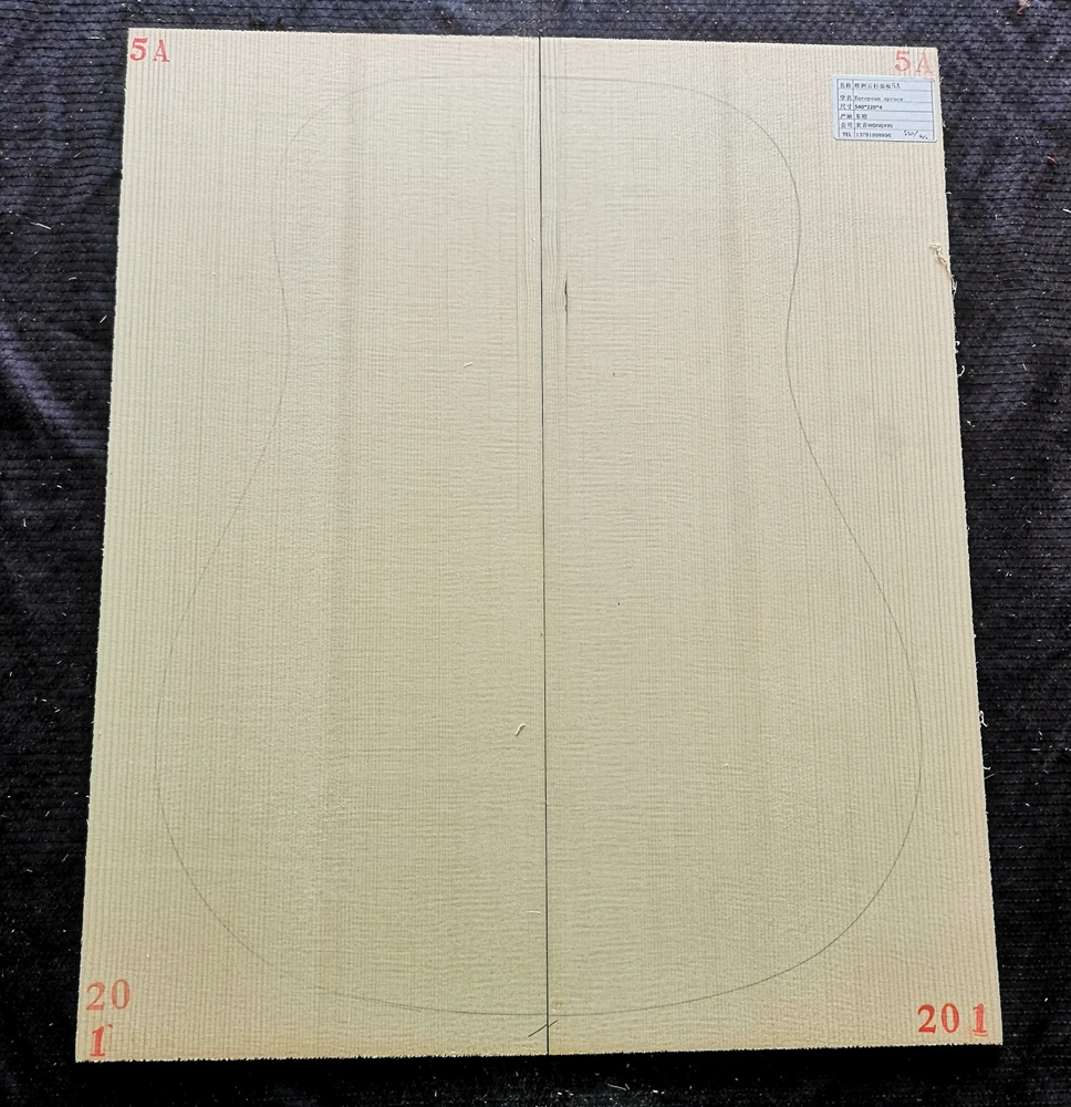HUATOOL- 5A Grade European Spruce Premium Solid Top Guitar - Alpine Spruce Guitar Construction