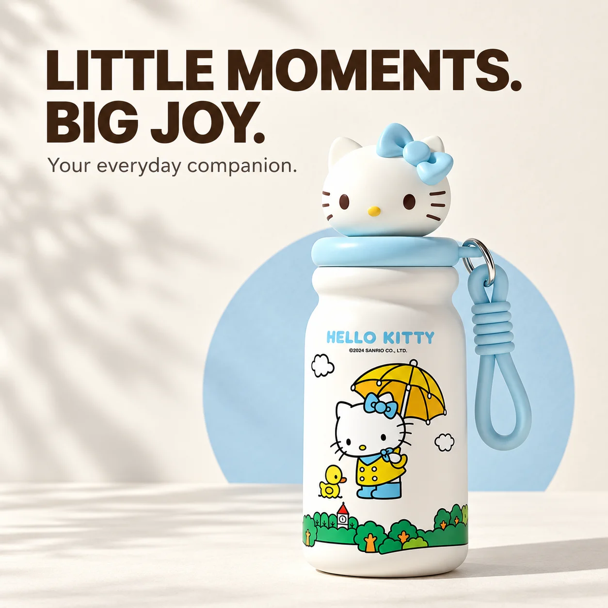 Sanrio Hello Kitty 440ml Insulated Water Bottle 316 Steel Travel Tumbler Portable Hot Cold Cup For Outdoor Sports Gym Office