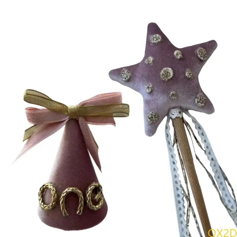 

QX2D Bowknot Hentwear Headwear Шляпа волшебная палочка для детских костюмов.
