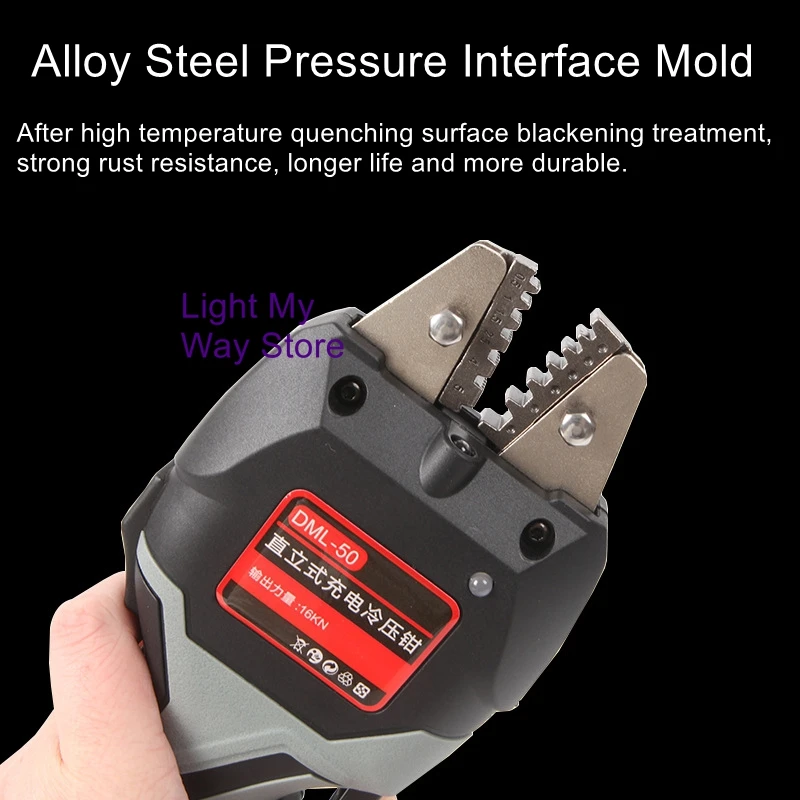 Electric hydraulic pliers, cold press pliers, cold press connection terminals, cable pre insulated U-shaped wire nose