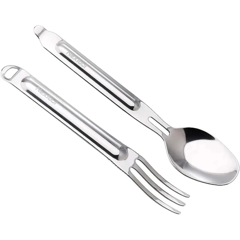 NexTool Stainless Steel Fork and Spoon Set, 2-Piece