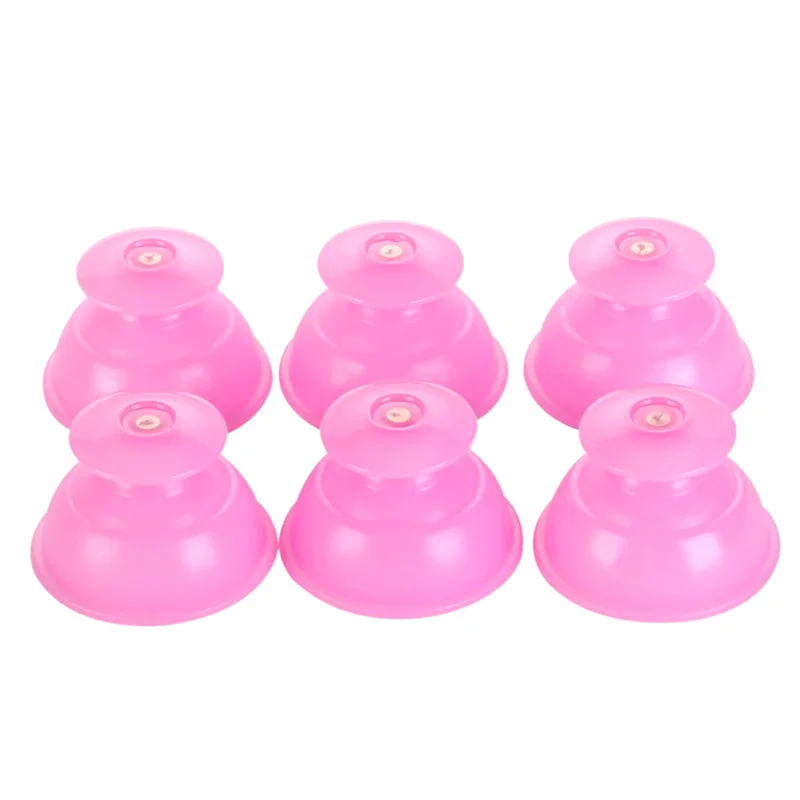 Silicone Vacuum Suction Cup Massager Body Cup Facial Skin Lifting Cupping Therapy Massage For Anti Cellulite Body Slimming Jar