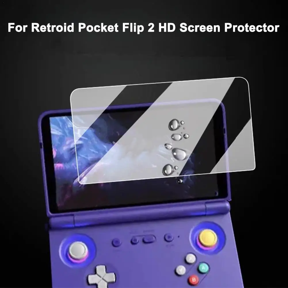 

For Retroid Pocket Flip 2 Screen Protector Film Scratch-resistant For Retroid RPF2 Game Console HD Soft Film Screen Protectors