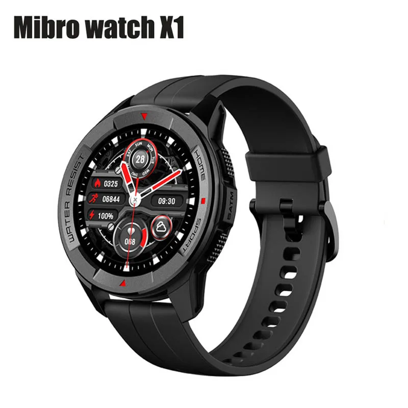 

Mibro X1 Smart Watch 5ATM Waterproof Smartwatch Sport Watch Heart Rate Monitor Blood Oxygen