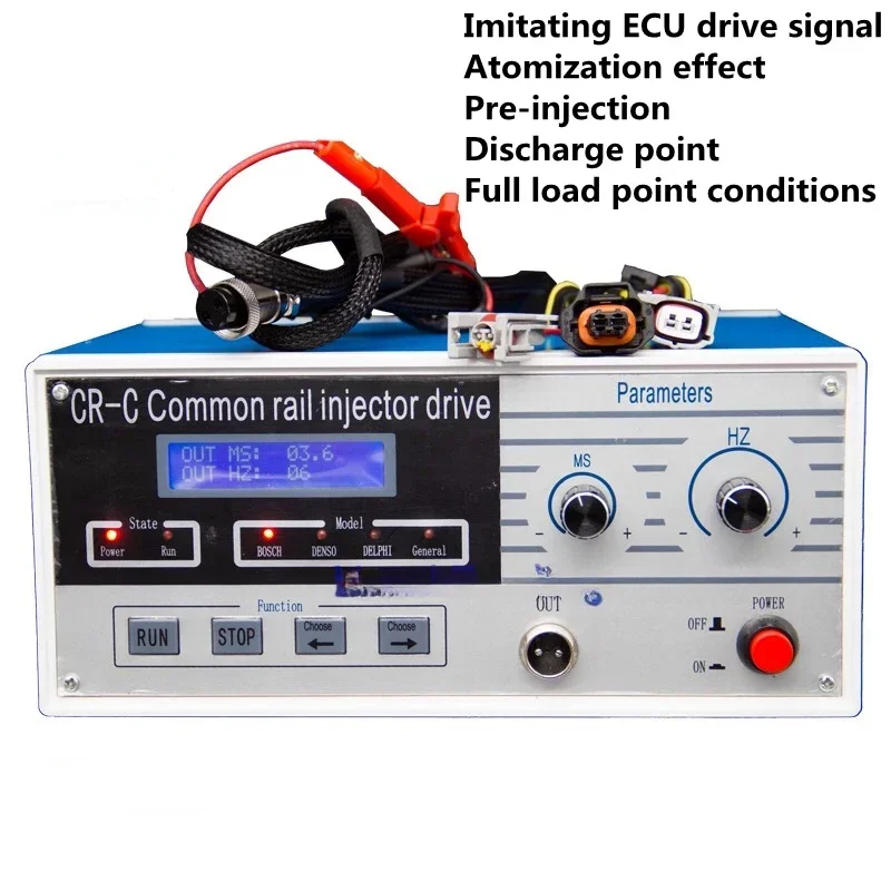 CR-C Diesel Common Rail Injector Tester for Bosch Denso and Delphi Fuel Injector Testing Repair Device