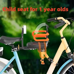 Front Child Bike Seat Child Bicycle Saddle Spare Parts for Kids Riding Bicycle Children Baby Seat Balance Bike Saddle Parts